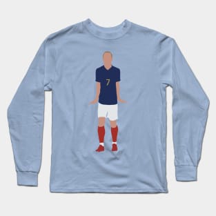 Antoine griezmann minimalist illustration Long Sleeve T-Shirt